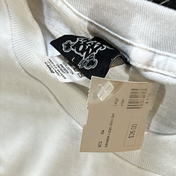 NWT VINTAGE IN4MATION HAWAII ZOZO STLESS WHITE T-SHIRT SIZE MENS LARGE RARE! - Picture 3 of 6